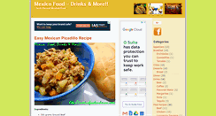 Desktop Screenshot of mexicofoodandmore.com